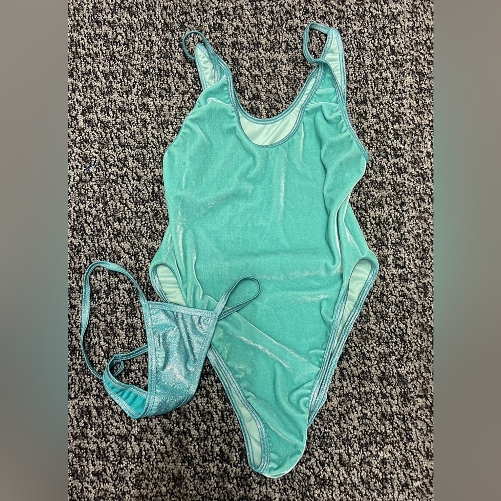Velvet Bodysuit + thong Midnight Ballerina Balletcore EDM Festival Burning Man